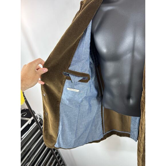 J Crew Corduroy Holmes Sportcoat Size Large Tall Brown Elbow Patches Dapper - Picture 12 of 12